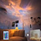 Wave Lamp, Wave Light Cube, Aurora Glow Lamp Crystal Night Light